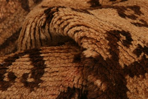 Baluch Beige Hand Knotted 410 X 511 Area Rug 100-27921 Image 1