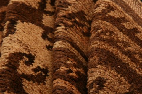 Baluch Beige Hand Knotted 410 X 511 Area Rug 100-27921 Image 2