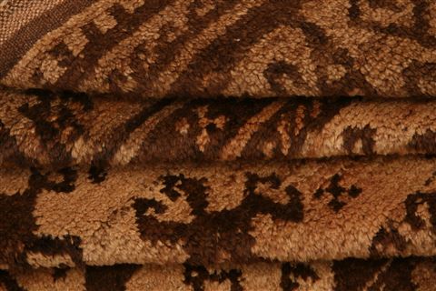 Baluch Beige Hand Knotted 410 X 511 Area Rug 100-27921 Image 3