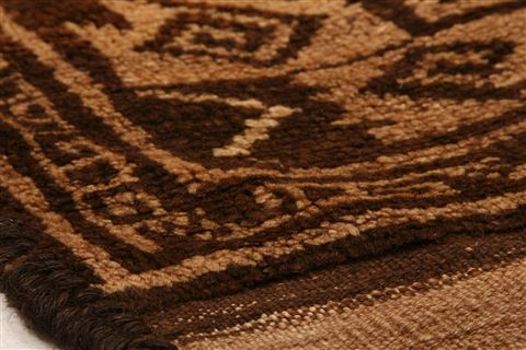 Baluch Beige Hand Knotted 410 X 511 Area Rug 100-27921 Image 6