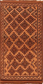 Baluch Beige Hand Knotted 3'9" X 7'0"  Area Rug 100-27922