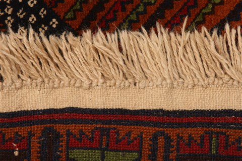 Baluch Red Hand Knotted 39 X 62 Area Rug 253-27923 Image 11
