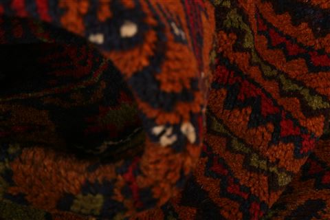 Baluch Red Hand Knotted 39 X 62 Area Rug 253-27923 Image 1