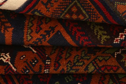 Baluch Red Hand Knotted 39 X 62 Area Rug 253-27923 Image 3
