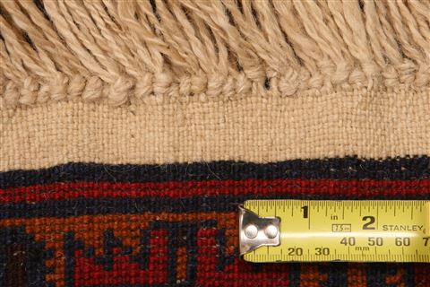 Baluch Red Hand Knotted 39 X 62 Area Rug 253-27923 Image 4