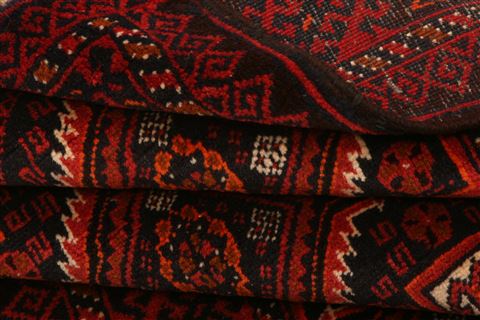 Baluch Red Hand Knotted 30 X 58 Area Rug 100-27926 Image 3