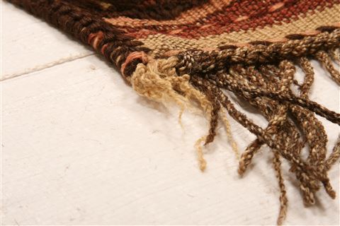 Baluch Orange Hand Knotted 37 X 62 Area Rug 253-27927 Image 5