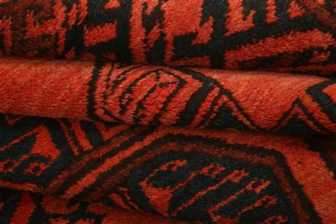 Kunduz Orange Hand Knotted 39 X 71 Area Rug 100-27928 Image 3