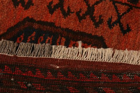 Kunduz Orange Hand Knotted 39 X 71 Area Rug 100-27928 Image 5