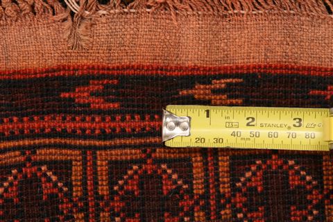 Baluch Red Hand Knotted 42 X 66 Area Rug 253-27930 Image 4