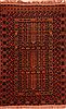 Baluch Red Hand Knotted 42 X 66 Area Rug 253-27930 Thumb 0