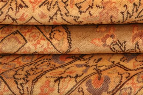 Kayseri Beige Hand Knotted 100 X 125 Area Rug 253-27939 Image 3