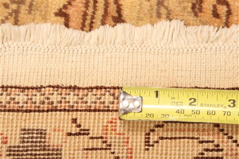 Kayseri Beige Hand Knotted 100 X 125 Area Rug 253-27939 Image 4