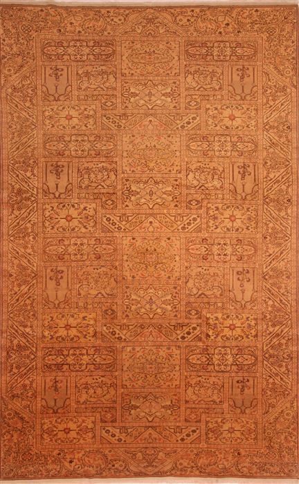 Kayseri Beige Hand Knotted 100 X 125 Area Rug 253-27939 Image 0