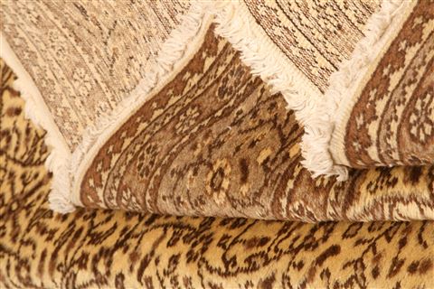 Kayseri Brown Hand Knotted 94 X 132  Area Rug 253-27940 Image 3