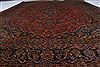 Kashan Red Hand Knotted 87 X 114  Area Rug 100-27943 Thumb 4