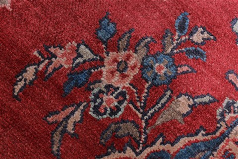 Hamedan Beige Hand Knotted 88 X 124 Area Rug 100-27944 Image 10
