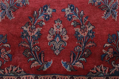 Hamedan Beige Hand Knotted 88 X 124 Area Rug 100-27944 Image 11