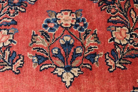 Hamedan Blue Hand Knotted 88 X 116 Area Rug 100-27945 Image 11
