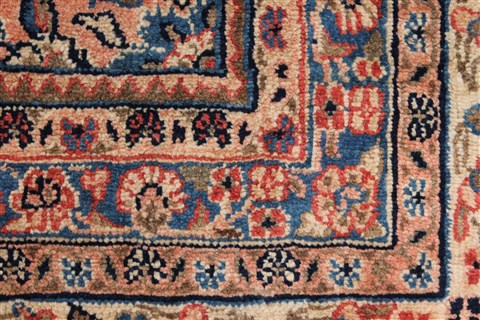 Hamedan Blue Hand Knotted 88 X 116 Area Rug 100-27945 Image 13