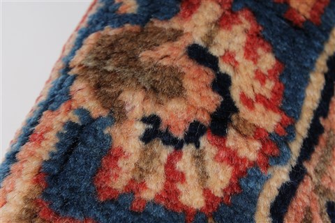 Hamedan Blue Hand Knotted 88 X 116 Area Rug 100-27945 Image 1