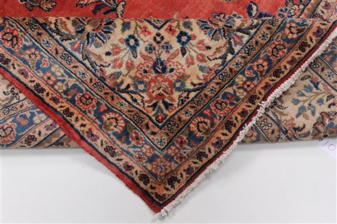 Hamedan Blue Hand Knotted 88 X 116 Area Rug 100-27945 Image 4