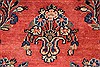 Hamedan Blue Hand Knotted 88 X 116 Area Rug 100-27945 Thumb 12