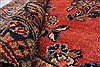 Hamedan Blue Hand Knotted 88 X 116 Area Rug 100-27945 Thumb 3