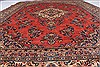 Hamedan Blue Hand Knotted 88 X 116 Area Rug 100-27945 Thumb 6