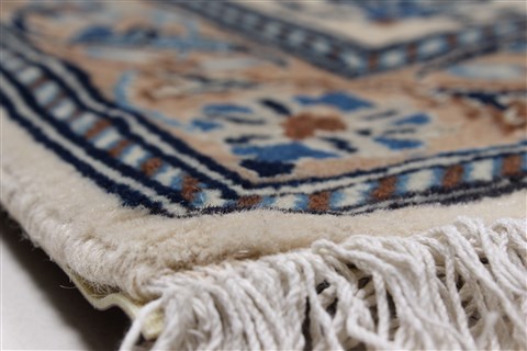 Nain Beige Hand Knotted 83 X 125 Area Rug 100-27947 Image 10