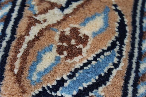 Nain Beige Hand Knotted 83 X 125 Area Rug 100-27947 Image 11