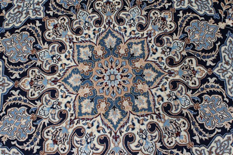 Nain Beige Hand Knotted 83 X 125 Area Rug 100-27947 Image 8