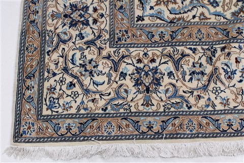 Nain Beige Hand Knotted 83 X 125 Area Rug 100-27947 Image 9