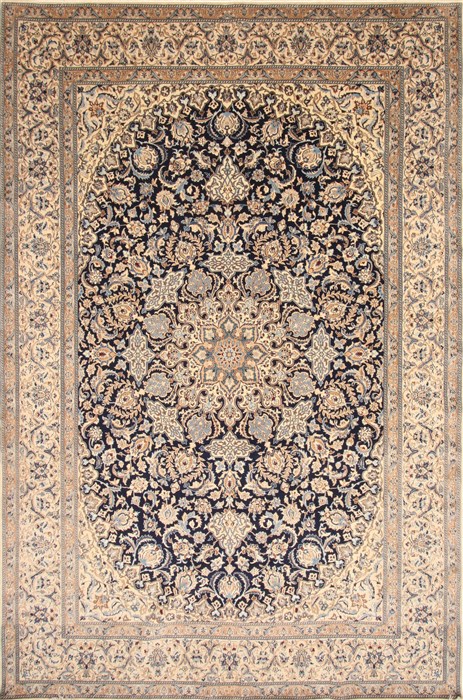 Nain Beige Hand Knotted 83 X 125 Area Rug 100-27947 Image 0