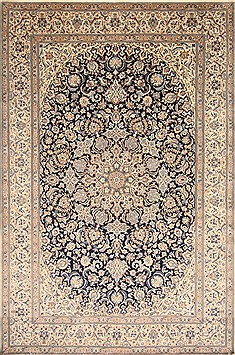 Nain Beige Hand Knotted 8'3" X 12'5"  Area Rug 100-27947