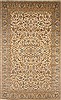 Kashan Blue Hand Knotted 88 X 142  Area Rug 100-27948 Thumb 0