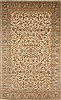 Kashan Blue Hand Knotted 88 X 142 Area Rug 100-27948 Thumb 0