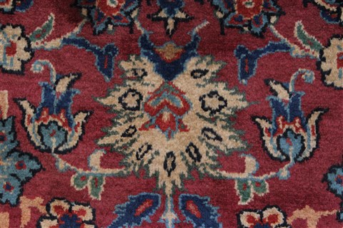 Yazd Blue Hand Knotted 81 X 114 Area Rug 100-27949 Image 11