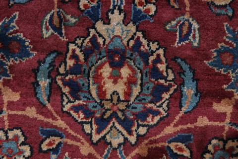 Yazd Blue Hand Knotted 81 X 114 Area Rug 100-27949 Image 13