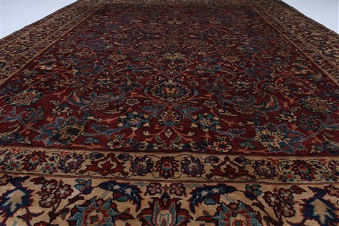 Yazd Blue Hand Knotted 81 X 114 Area Rug 100-27949 Image 6
