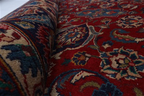 Mashad Red Hand Knotted 64 X 100  Area Rug 100-27950 Image 4