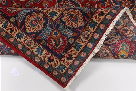 Mashad Red Hand Knotted 64 X 100  Area Rug 100-27950 Image 5