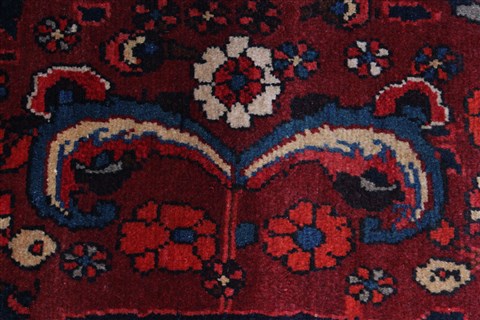 Bakhtiar Red Hand Knotted 73 X 108 Area Rug 100-27953 Image 12