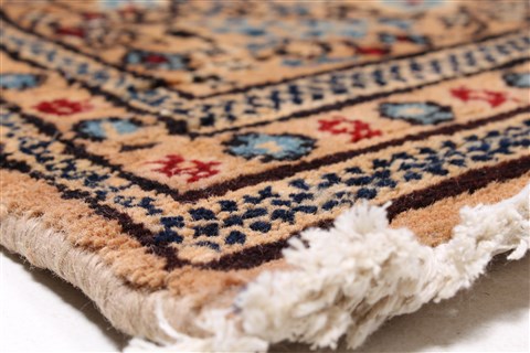 Mood Blue Hand Knotted 73 X 101 Area Rug 100-27954 Image 7