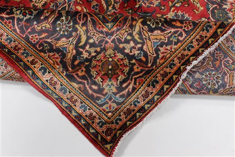 Kashan Red Hand Knotted 64 X 95 Area Rug 100-27957 Image 14