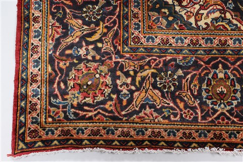 Kashan Red Hand Knotted 64 X 95 Area Rug 100-27957 Image 8