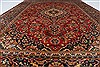 Kashan Red Hand Knotted 64 X 95  Area Rug 100-27957 Thumb 2