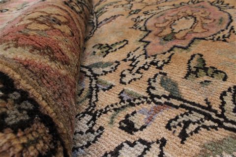 Tabriz Purple Hand Knotted 66 X 86 Area Rug 100-27958 Image 2