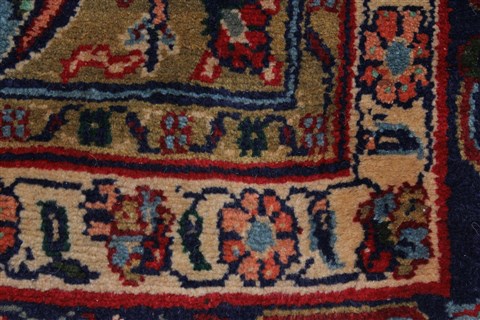 Hamedan Blue Hand Knotted 67 X 104 Area Rug 100-27960 Image 17