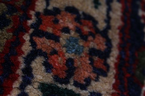Hamedan Blue Hand Knotted 67 X 104 Area Rug 100-27960 Image 1